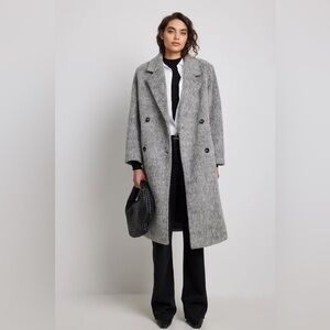 NA-KD Wool Blend Coat